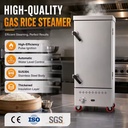 Professional Stainless Steel Gas Rice Steaming Cabinet Industrial Food Steamer Machine for Catering Hotel Restaurant