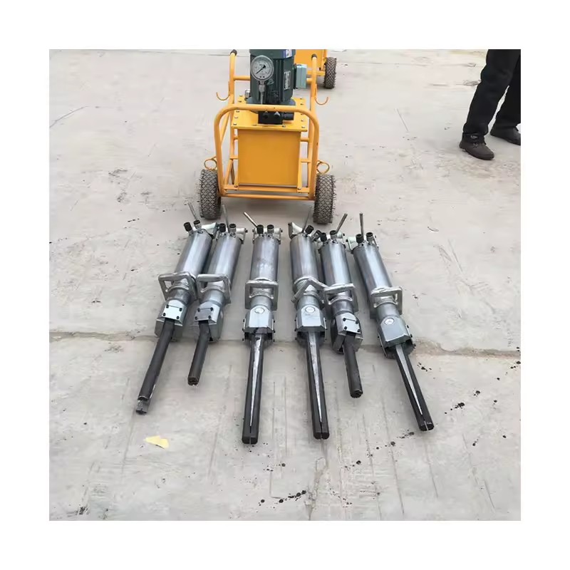 Low Price High Efficiency Electric/Diesel Engine Cube Stone Splitting Machine Hydraulic Rock Breaker with 900T-1200T Force