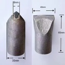 28mm-50mm Mining Drilling Tungsten Carbide Alloy Rock Splitter Tapered Chisel Bit for Jack Hammer Slotted Bit