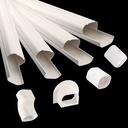 YOD Air Conditioner Pipe Parts Gutter System Outdoor AC Mini Split Decorative 3'' 4'' Accessories PVC Line Set Slim Duct Cover