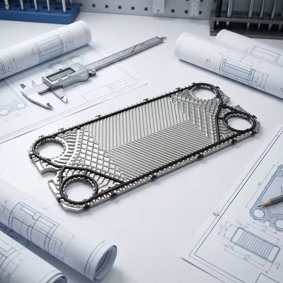 Outstanding SS316L Plate and Gasket Set for Gasket Plate Heat Exchanger Maintenance and High Capacity Cooling System Spares