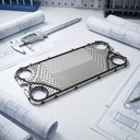 Outstanding SS316L Plate and Gasket Set for Gasket Plate Heat Exchanger Maintenance and High Capacity Cooling System Spares