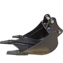 Heavy Duty Single Tooth Vibro Ripper Bucket Mini Excavator Attachment Rock Splitter Earth Digging for 5-7 Ton
