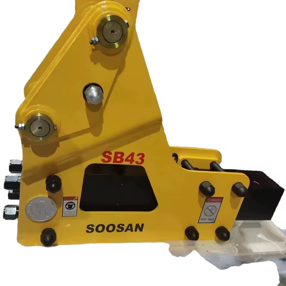SB43 Hydraulic Breaker Rock Hammer Excavator Attachment Backhoe Loaders Construction Demolition Splitter 6-9 Ton 1 Year Warranty