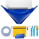 YOD HVAC Home AC Cleaning Kit for 1-1.5HP Split Units Air Conditioning Fitting Waterproof Washing Bag Drain Outlet 3-Year