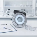 Elite Performance PTFE Lined Stainless Steel 90 Degree Elbow Fitting Flange Connectivity Painting Full Size Range Ready Ship