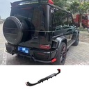 Class 2018+ W464 G500 G63 G350 G400 G550 Modified with Brabus Style B900, Rocket Style Carbon Fiber Rear Lip for Mercedes-Benz G