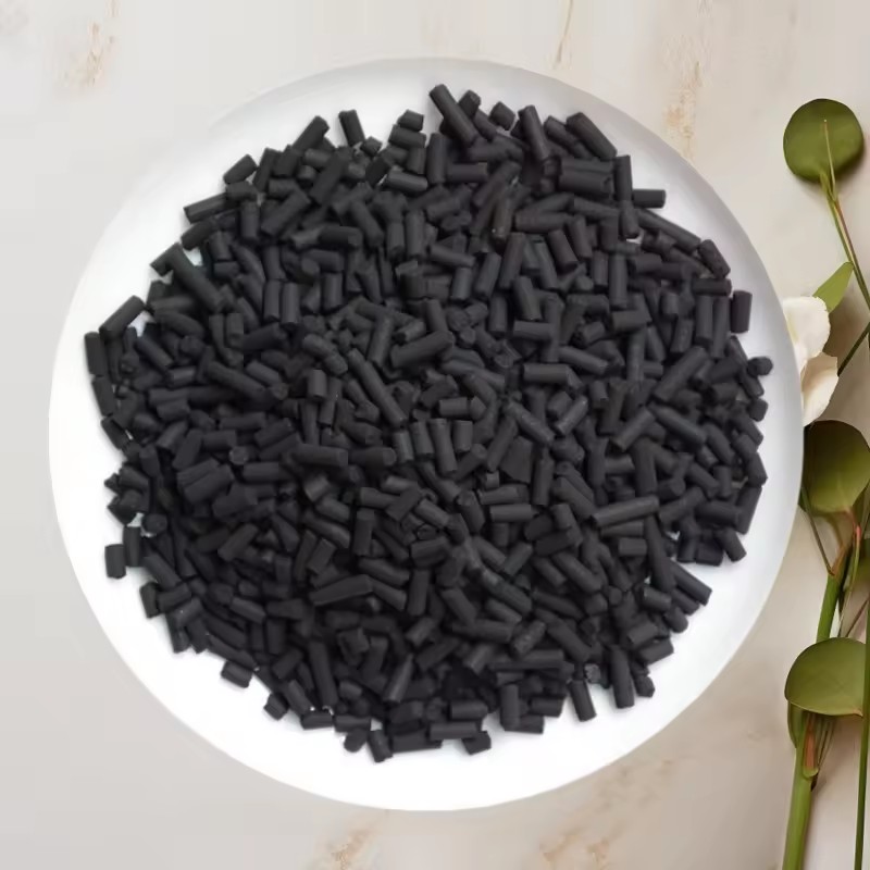 Factory Supply 4mm Columnar Coal Based Activated Carbon Extruded Charcoal Activated for Solvent Recovery