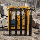 Piston Hydraulic Rock Splitter | Electric/Diesel Powered Non Explosive Rock Splitting Machine 481-1287 Ton Force | Quarry Mining