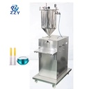 Small Dose Semi Automatic Piston Filling Machine Syringe Filler for Cosmetic Cream Gel Paste High Viscosity Thick Material
