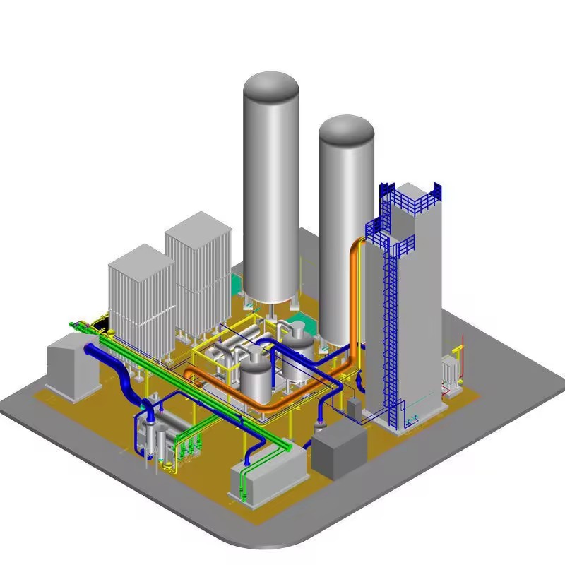 90L 100L High Purity Extraction Nitrogen Plant Liquid Oxygen Plant For Petroleum/Medical/Hospital