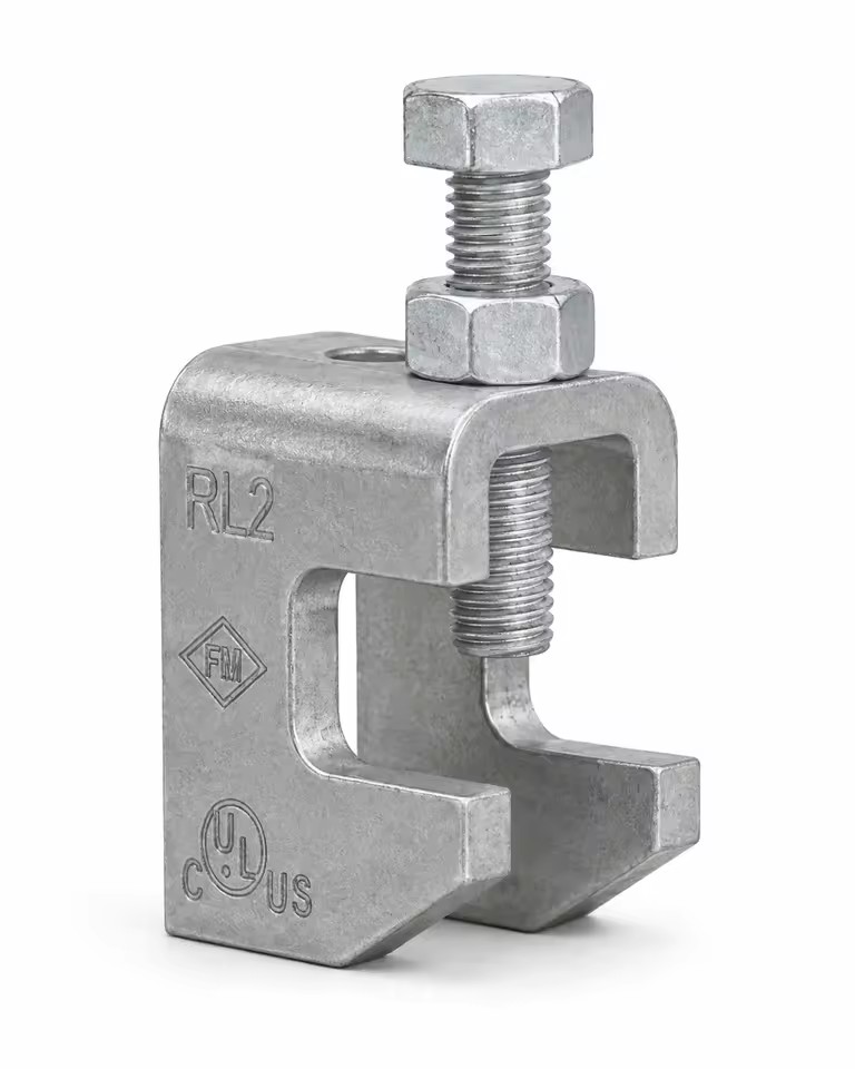 FM UL Approval 3/8" Beam Clamp for Secure Hanging and Support Solutions Seismic Bracket Pipe Hanger