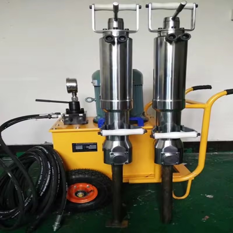 New Hydraulic Rock Splitter Machine with DC Motor & Pump for Quarry Mining & Construction-High Efficiency