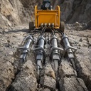 CE Certified Hydraulic AC Motor Rock Splitter Portable Stone Splitting Machine for Quarrying