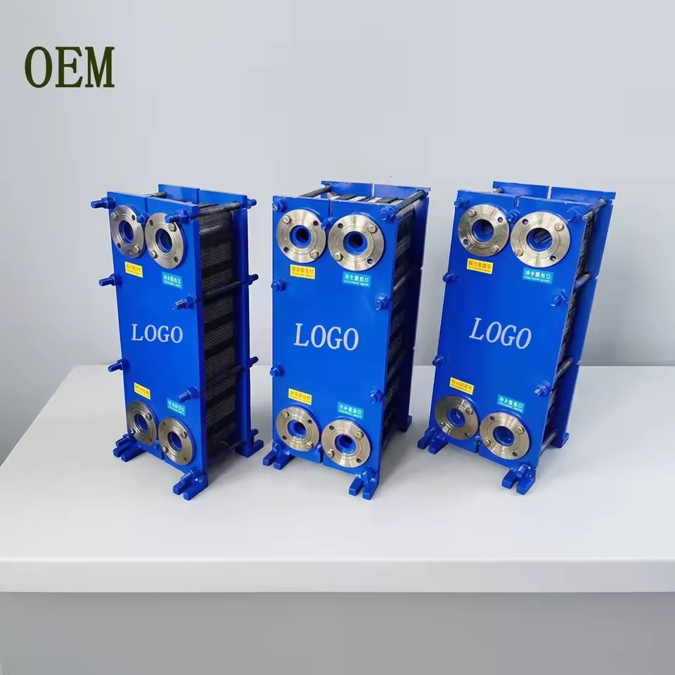 OEM Gasket Plate Heat Exchanger with Custom Logo for Industrial Cooling SS316L Plate and Frame Exchanger Bed Unit