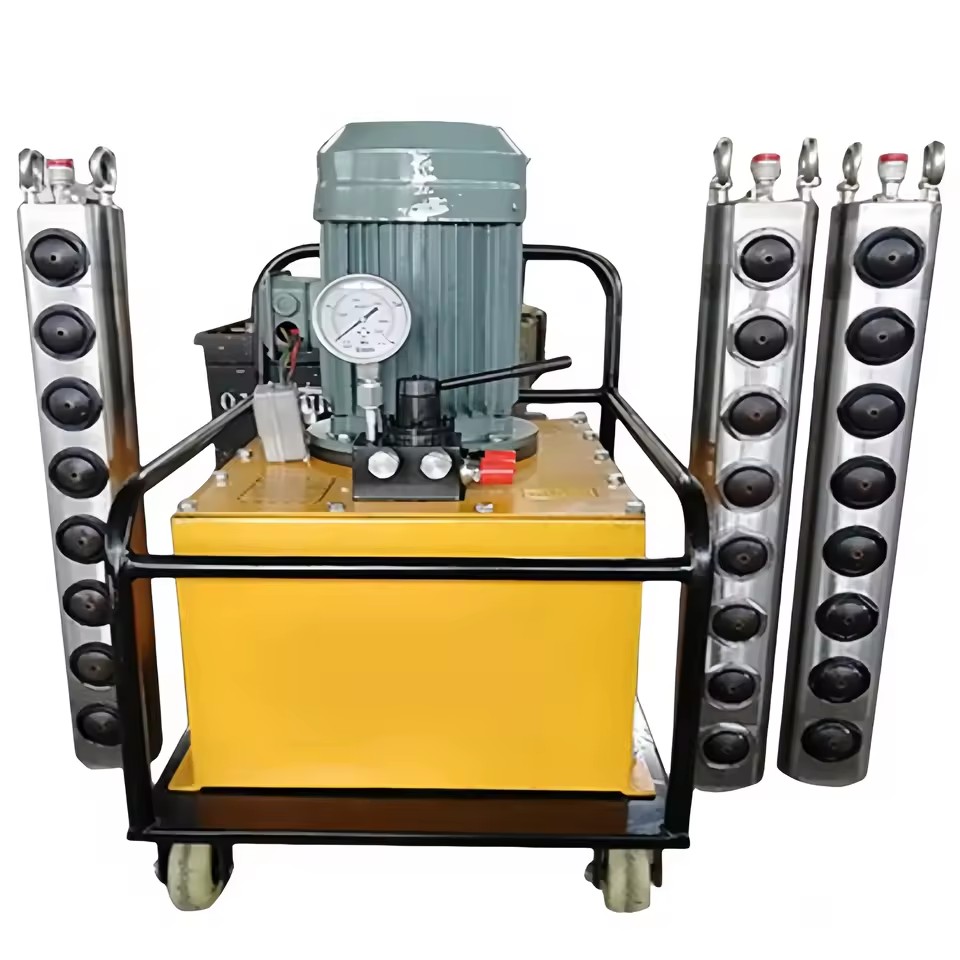 Static Mining Equipment Hydraulic Rock Splitter Marble Granite Breaking Tools