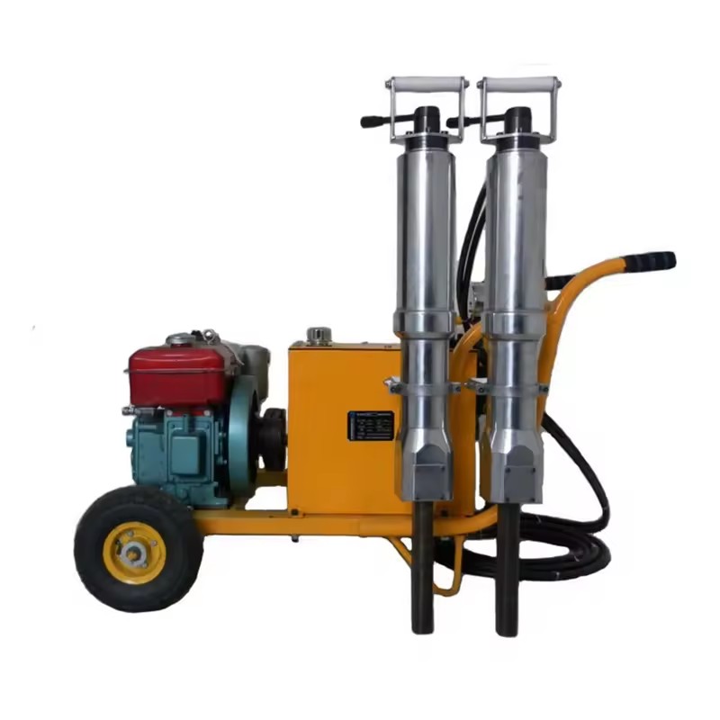 YG AC Motor Rock Splitter for Construction Use Reinforced Concrete & Stone Cutting 30kg Henan-Made 1 Year Warranty