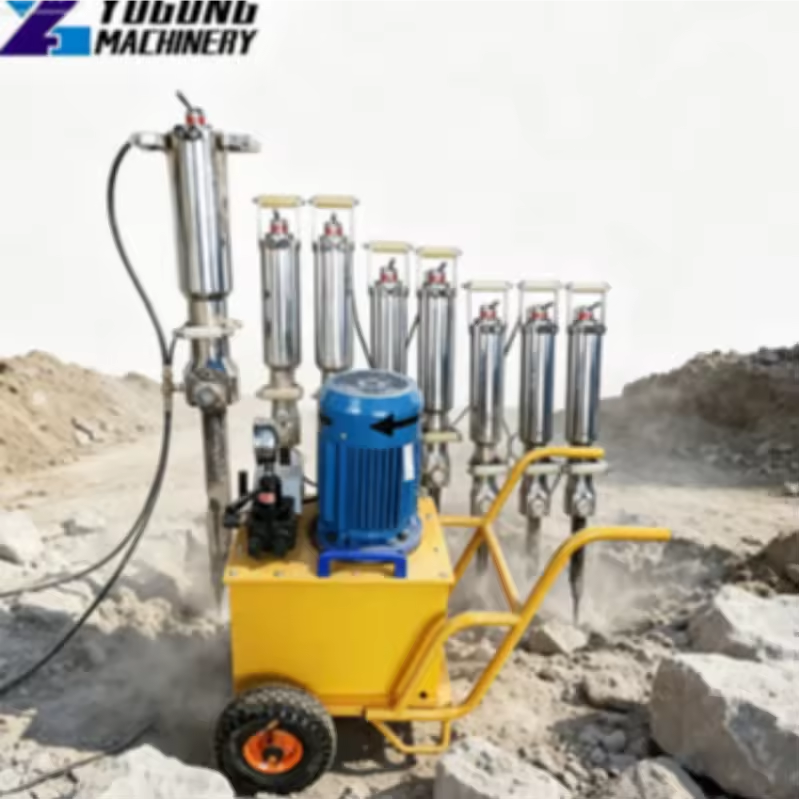 Factory Direct Sale Hydraulic Rock Splitter Customizable Splitting Force For Engineering