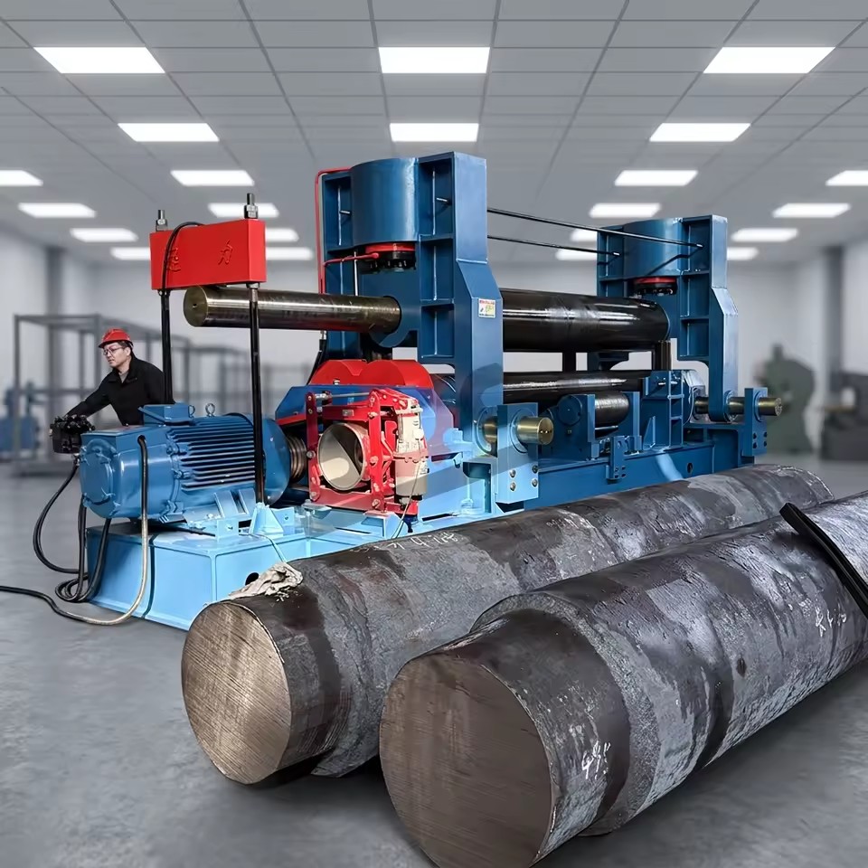 Rolling Machine Customizable CNC Iron Sheet Bender Metal Rolling Machine 3 Roller Steel Plate Bending Machine