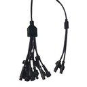 Waterproof Led Rock Light Splitter Pure White Rgbw Car Rock Light Connector Extension Wire Led Rock Light Splitter