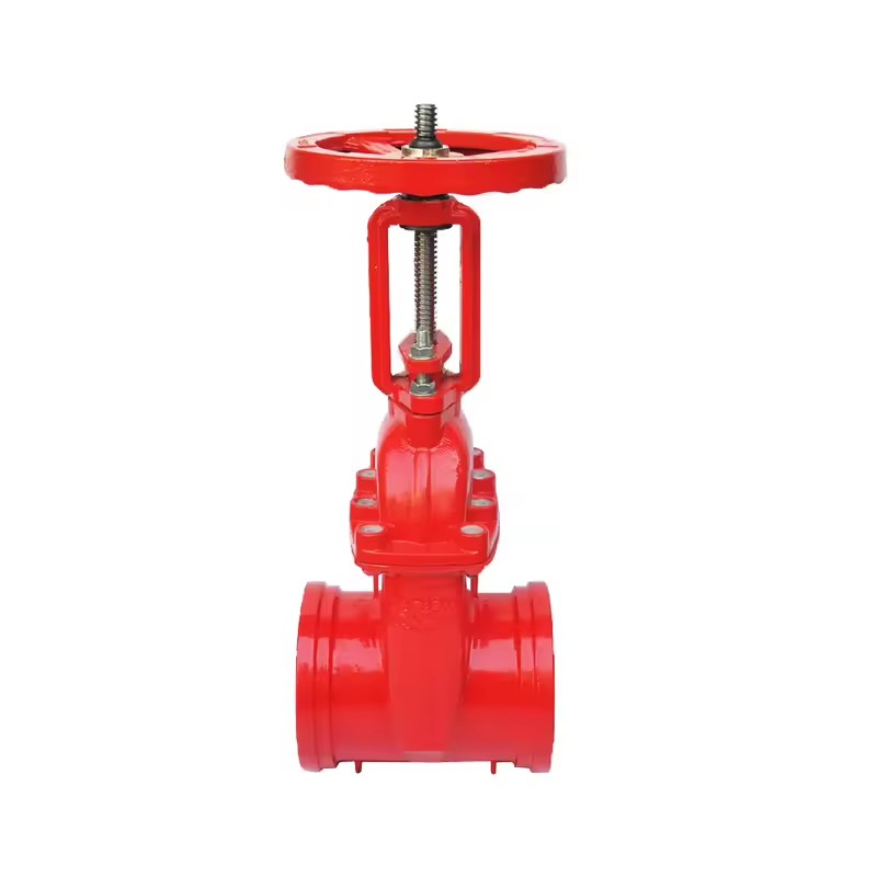 Trench-type Rising Stem Gate Valve Z81X-16Q Manual Fire-Fighting Clamp-Type Soft-Sealed Resilient Seated Water DN65-DN250 Room