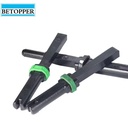 Stone Manual Rock Stone Splitting Wedge and Feathers for Splitting Stone Manual Stone Splitter Carbide Forged Drilling Tool