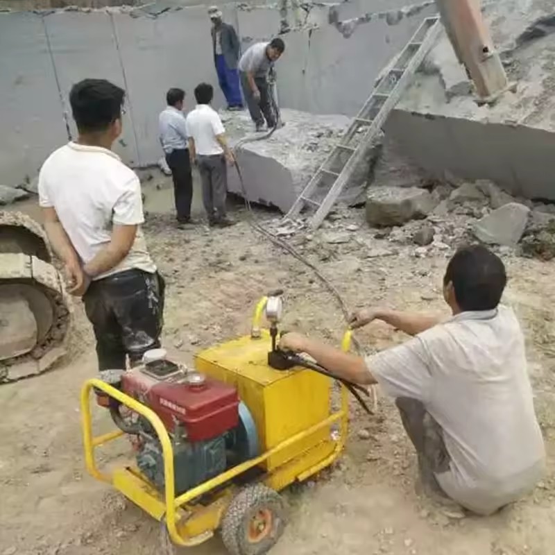 Hydraulic Rock Splitter Cylinder Rock Splitter With Diesel Engine Hydraulic Piston Rock Splitter