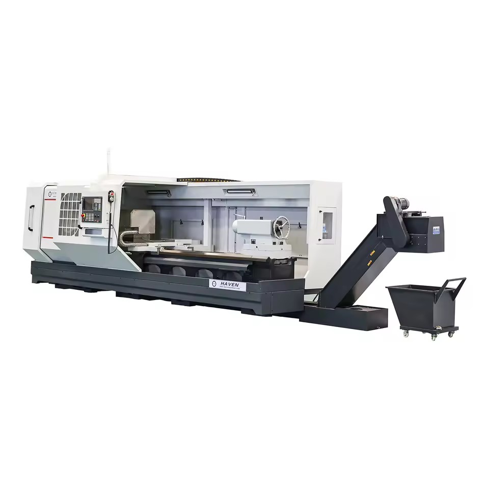 QK Series CNC Pipe Threading Lathe for Petroleum Drill Pipe,550mm&600mm Optional Guideway