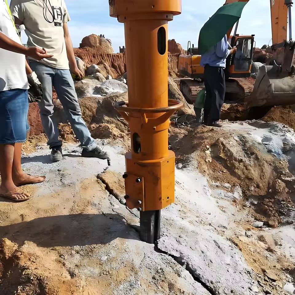 Mining Excavator Splitter Rock Quarrying Machine Concrete Hydraulic Expander Breaker Hammer Rock Drill 1 Year Warranty