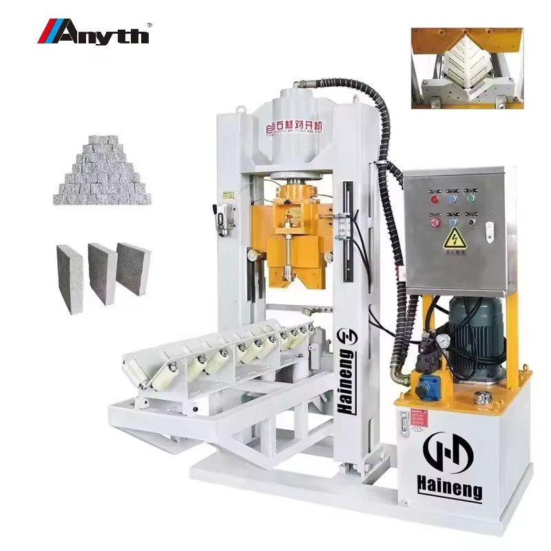 Stone Machinery Hydraulic Paving Stone Guillotine Block Masonry Marble Curb Splitting Cutting Machine