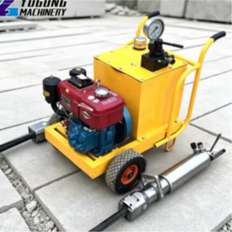 Durable Hydraulic Rock Splitter For Long Term Outdoor Mining Construction