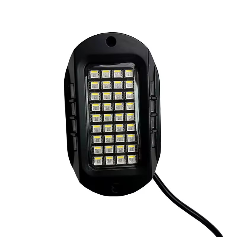 Car Accessories Rock Light Kit High Power 4-in-1 Chips Rock Truck Light 44LED RGBW Rock Lights