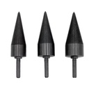 Hot Selling Removable Firewood Log Splitter Drill Bit Heavy Duty Screw Cone Driver Black Oxide Finish 3-Year Warranty 40mm Total