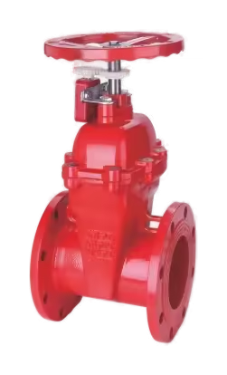 Ductile Cast Iron Flanged Gate Valve PN16 2 in - 12 in XZ45X-16Q for Pipeline Isolation