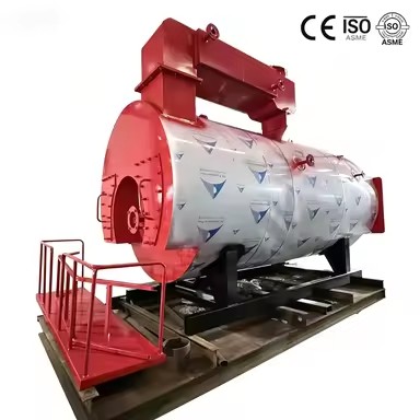 WNS5-1.25-Y(Q) 5 ton/h Industrial 1.25MPa Pressure Fire Tube Horizontal Automatic Gas/Oil Fired Steam Boiler