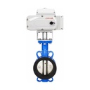 Ductile Cast Iron Wafer Electric Butterfly Valve 220V On/Off Type PN16 2 In-12 in D971X-16Q for Water Flow Control