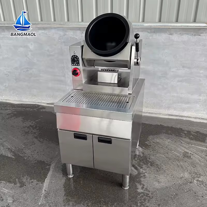 Automatic Rotating Wok Cooker Commercial Fried Rice Machine Takeaway Cooking Robot Fast Food Commercial Kitchen Equipment