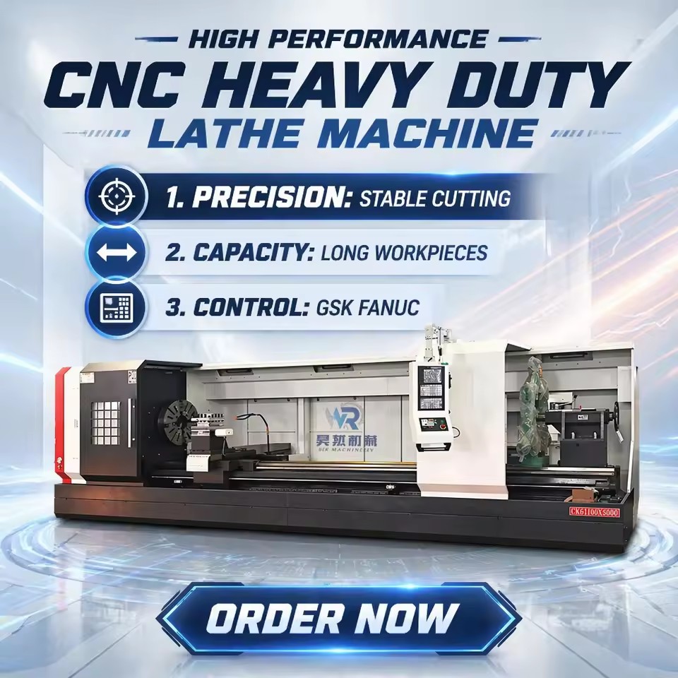 CK61100 CNC Turning Machine Metal Processing CNC Lathe for Machining Steel Bushings