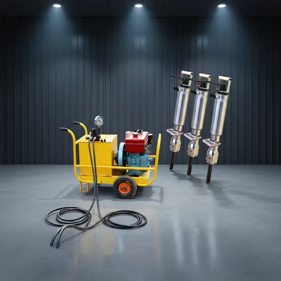 Durable Hydraulic Rock Splitter Stone Cracking Machine for Open Pit Mining and Aggregate Production