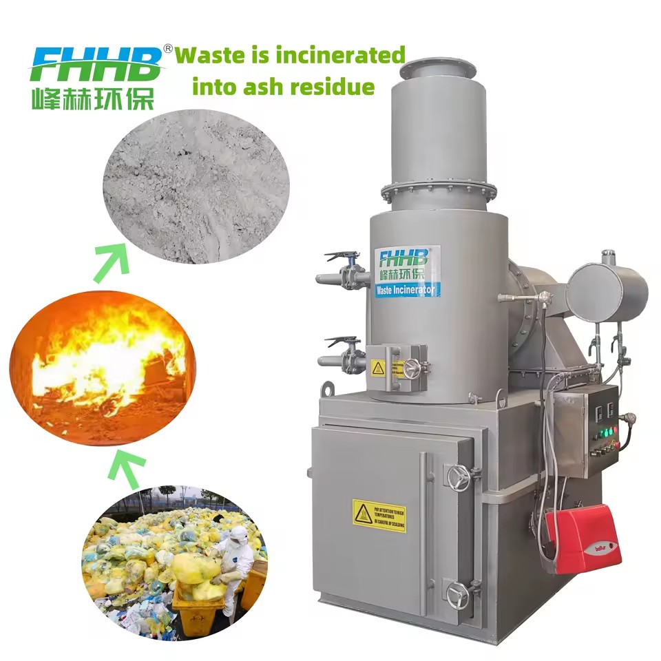 30kg 50kg 100kg Sealed Medical Incineration Equipment, Safe and Hygienic Disposal of Clinical and Diagnostic Waste