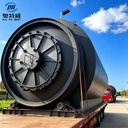 High Value Ground Tires Discarded Plastic Petroleum Sludge Into Fuel Oil Intermittent Pyrolysis Reactor