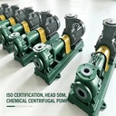 50m Head 5.5KW Chemical Centrifugal Pump Stainless Steel Structure ISO Certified Custom Industrial Equipment