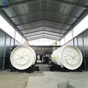 Cutting Edge Used Tires Petroleum Mud Tank Bottom Sludge Into Fuel Oil Intermittent Rubber Pyrolysis Machine