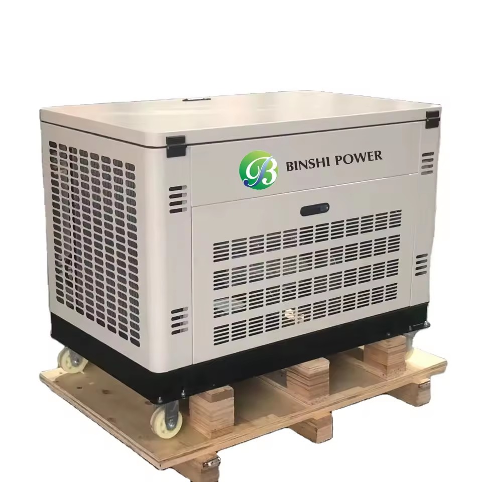 5KW 8KW 10KW 15kw Portable Gas Generator Dual Fuel Generator Set LPG Biogas Generator with Wheels for Home Use