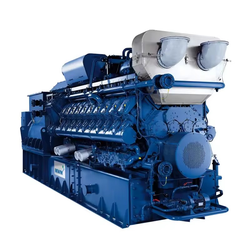 1MW 2MW Natural Gas Continuous Power Turbine LNG CNG Biogas Generator Set with MWM Engine 500kw 625kva for Sale