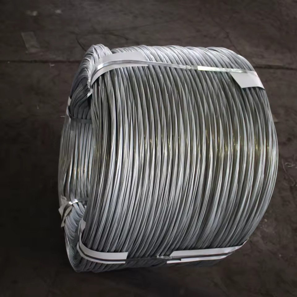 Q195 Construction Hot Dipped High Tensile Galvanized Loop Tie Wire 8-16 Gauge Binding Hanger with Cutting Service