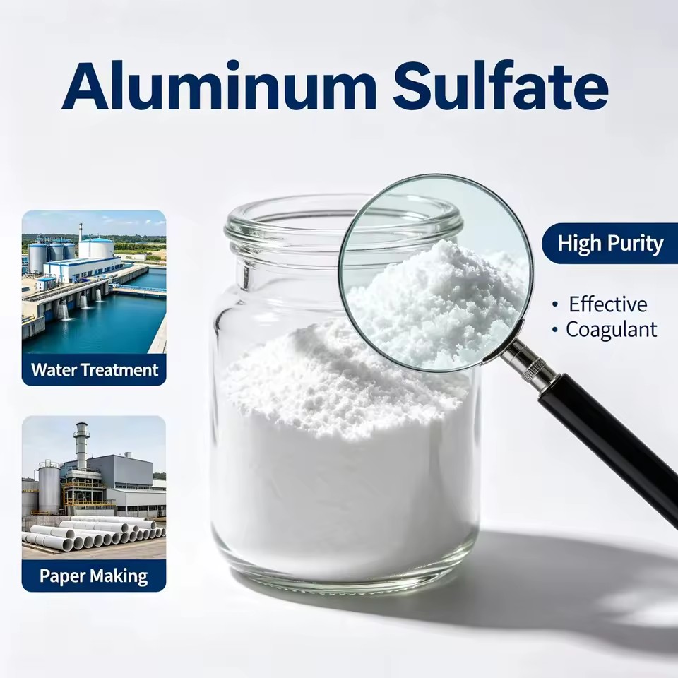 Manufacturer Direct Highly Efficient Aluminium Sulphate for Water Purification