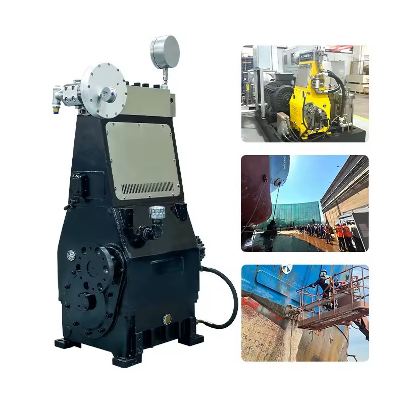 Ultra High Pressure Hydro-blasting Water Jet Cleaning Machine Hull Rust Removal Derusting 303B