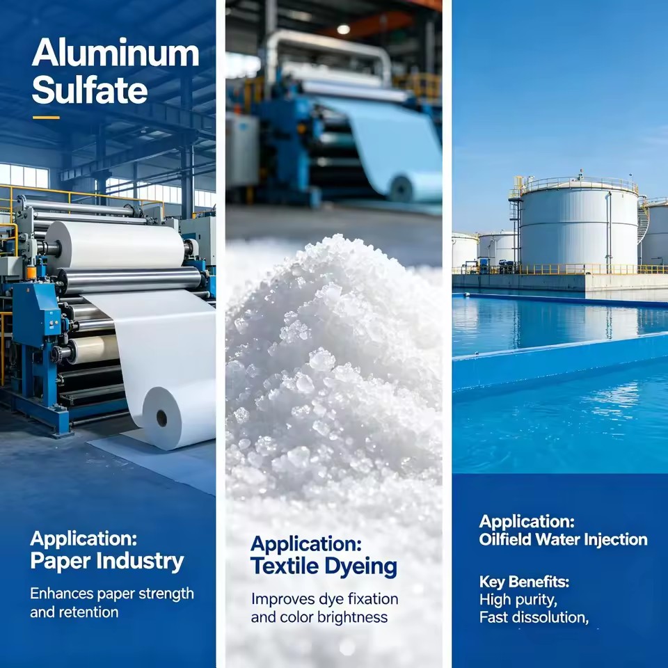 Hot Selling Factory Price Granular Aluminium Sulphate Wastewater Flocculant