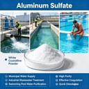 Food grade 17% Al2O3 Granular Aluminium Sulphate Sale Horticultural Alum